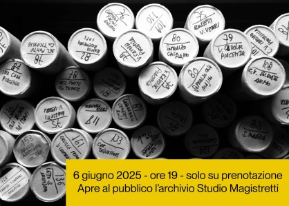 La notte degli archivi 2025_Immagine dei tubi conservati in archivio VM