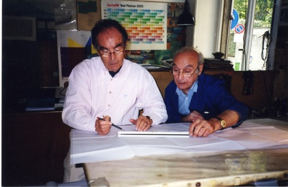 Vico Magistretti e Franco Montella